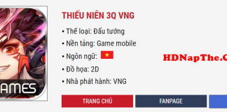 Cách Nạp Thẻ Thiếu Niên 3Q VNG Và Mua Món Đồ VIP nap the thieu nien 3q
