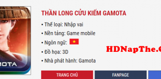 Cách Nạp Thẻ Thần Long Cửu Kiếm Gamota Mới Nhất nap the than long cuu kiem min